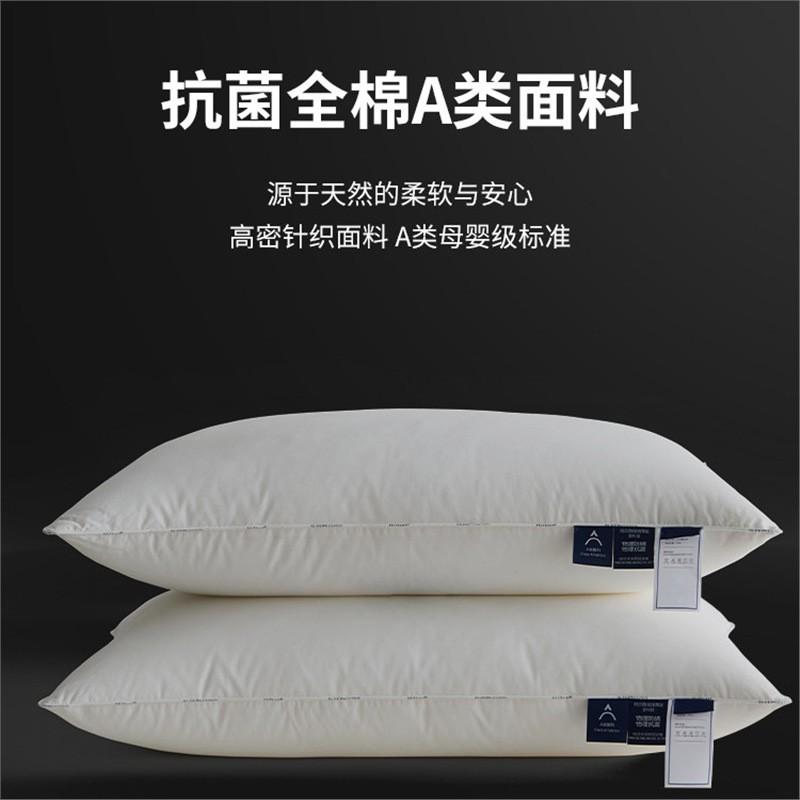 Premium Cotton Pillow Neck Support Sleep Aid Adult Single Use Hotel Quality Bedding