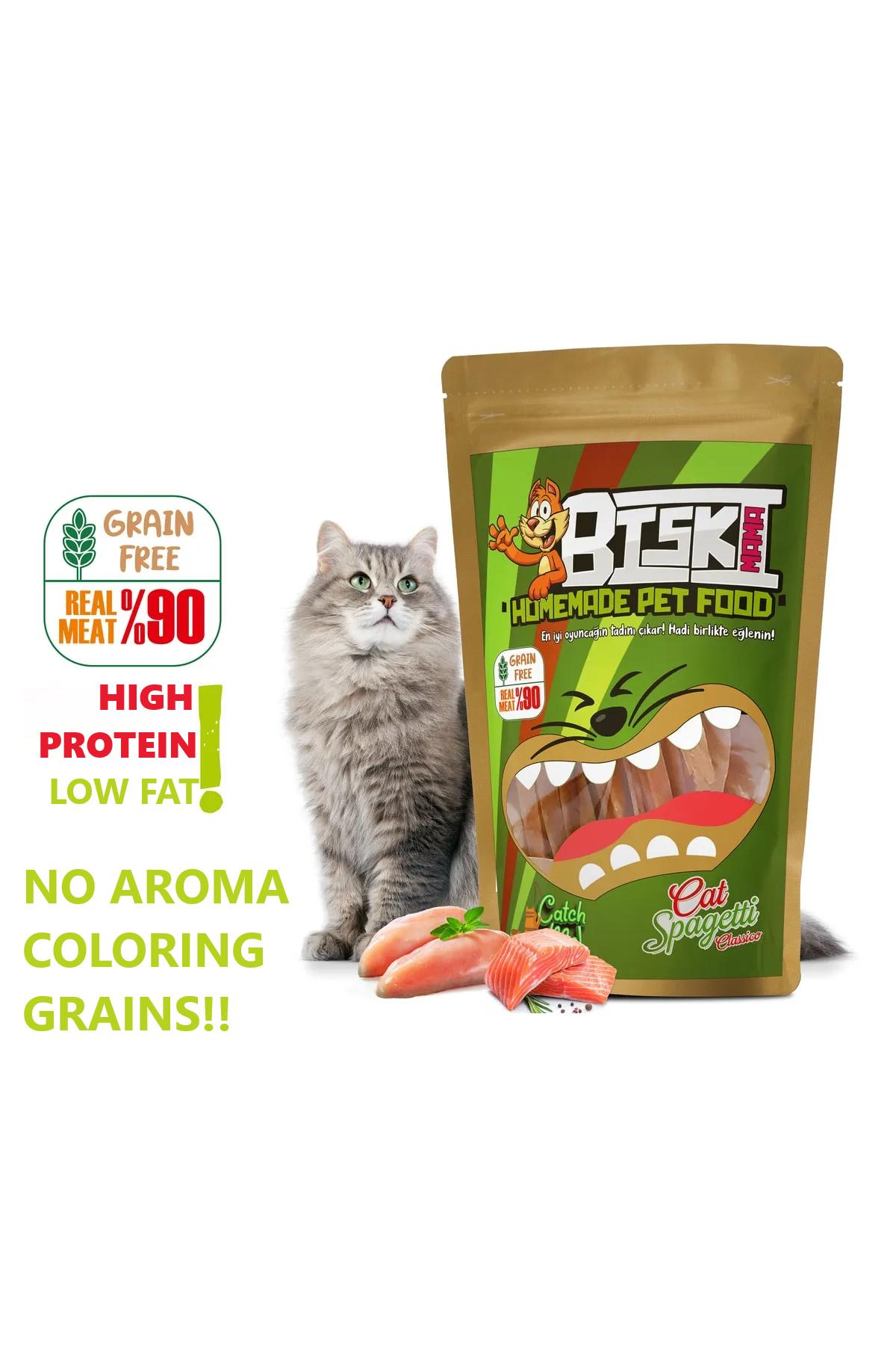 

EPeddler Pet Настоящая курица и рыба (ЛОСОСЬ) Мясные макароны для кошек