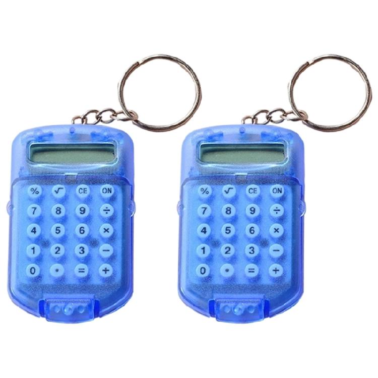 Lightweight Keychain Calculator Keychain With Cover Shield 8 Digit Display For Classroom Use