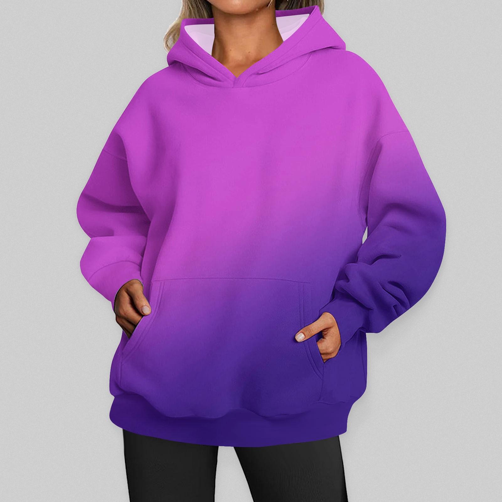 

Толстовки с принтом Tie Dye, топ, женские повседневные осенние тонкие толстовки с длинными рукавами, 2023, свитер, блузка, женская карманная завязка с капюшоном M