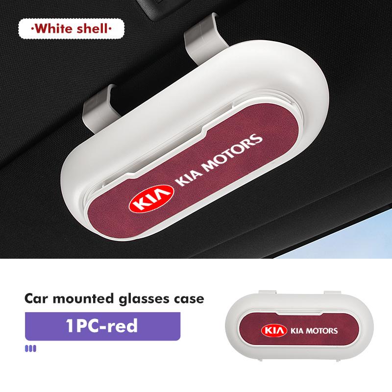 

Car Portable Sun Visor Sunglasses Holder Case Glasses Boxes Interior Accessories For KIA Ceed Sportage Rio K5 K2 Optima Cerato