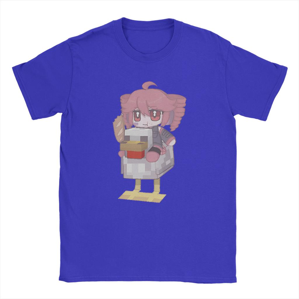 Funny Hip Hop Anime Kasane Teto MANGA T-Shirt Men Round Neck 100% Cotton T Shirts  Short Sleeve Tees Printed Clothes