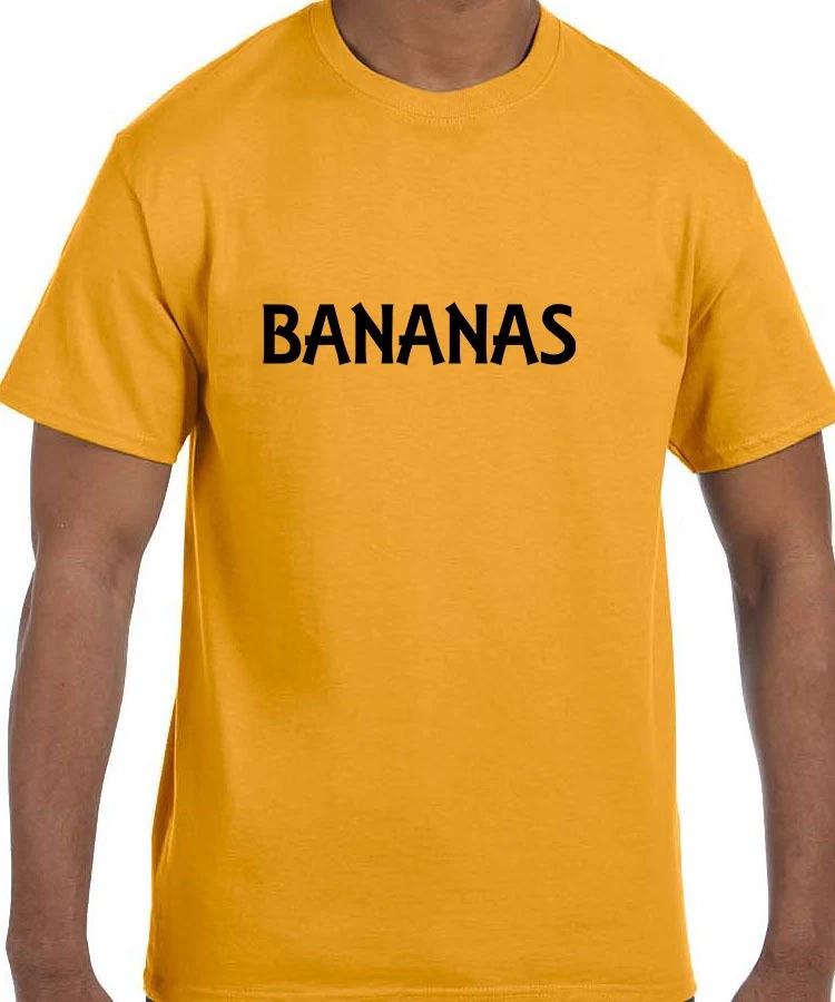 Funny Humor Bananas T shirt T shirt L
