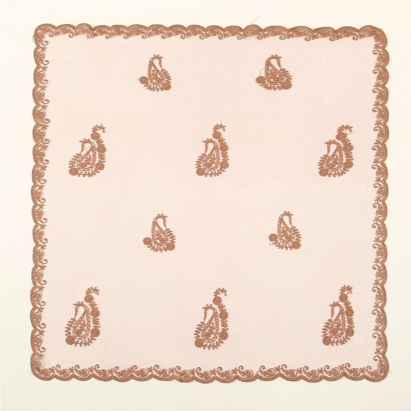 Elegant Women's Flower Embroidery Head Scarf Soft Multi Functional As Headscarf Or Decorative Accessory For Any Occasion