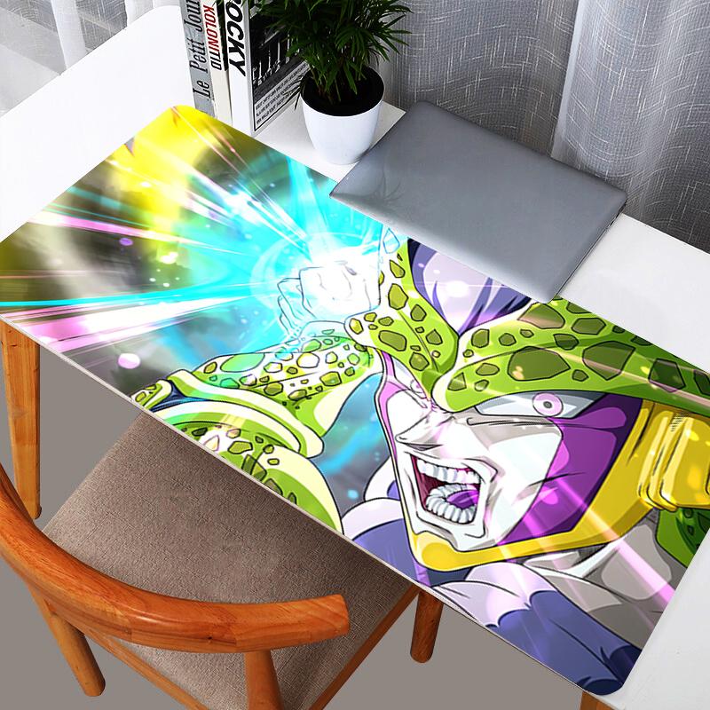 

DBZ Dragon Ball Cell Mouse Pad Professional eSports Game Players Speed Lock Edge Rubber Game Desk Mousepad Keyboard Mat 30x60x0.2cm