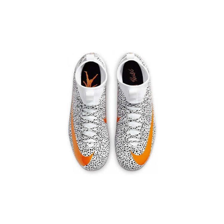 Nike Mercurial Superfly 7 JR Assassin 13 Academy AG Artificial Ground Anti-Slip Shock Absorption Durable Mid-Top Soccer Shoes CK0113-180