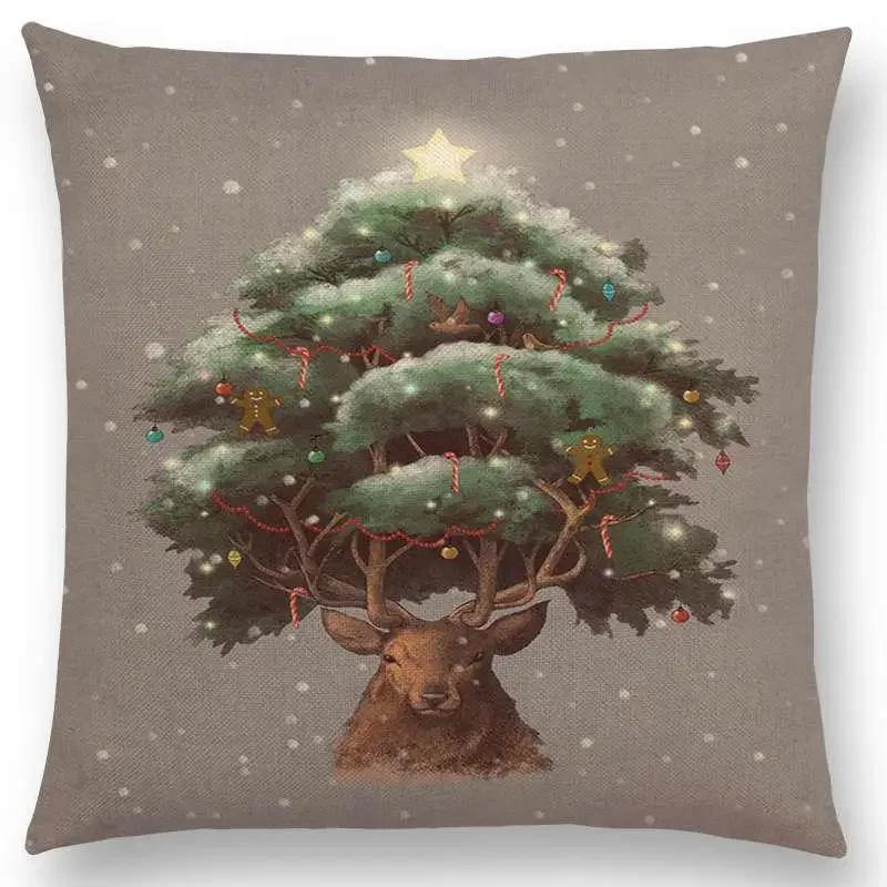 Newest Cute Little Ghost Sailboat Whale Ocean Deer Bear Diver Prints Cushion Cover Sofa Throw Pillow Case