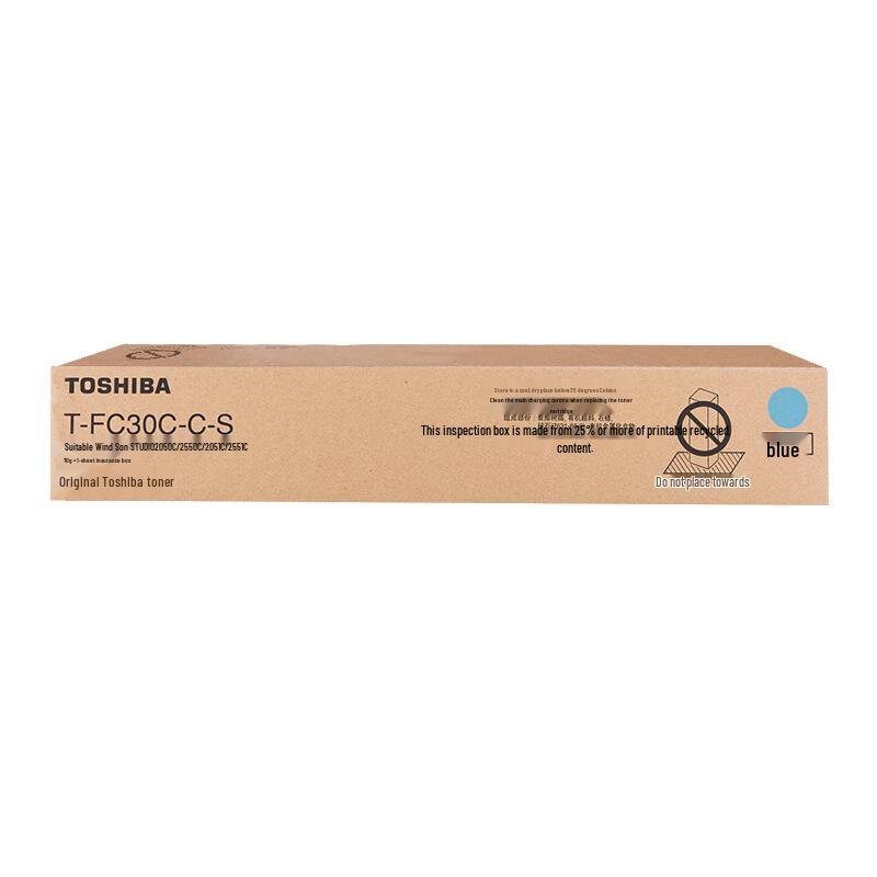 Toshiba T-FC30C Original Toner Cartridge for e-STUDIO 2050C/2550C/2051C Printers