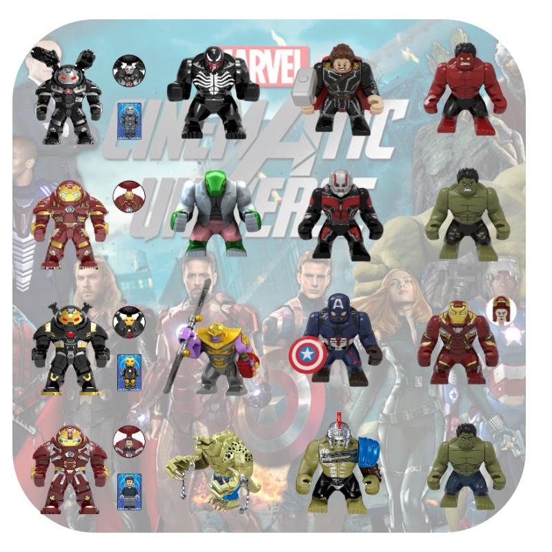 Superhero Action Figure Set Pg Adult Collection Includes Iron Man Hulk Thor Captain America Groot Abs Plastic 8cm Height