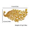 Luxurious Peacock Brooch for Women - Retro Animal Decorated Fixed Pin