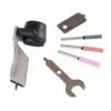 1Set 6.2 Cm Long Electric Grinding AccessoriesChainsaw Sharpening Attachment Kit: Metal Accessories For Outdoor Gardening