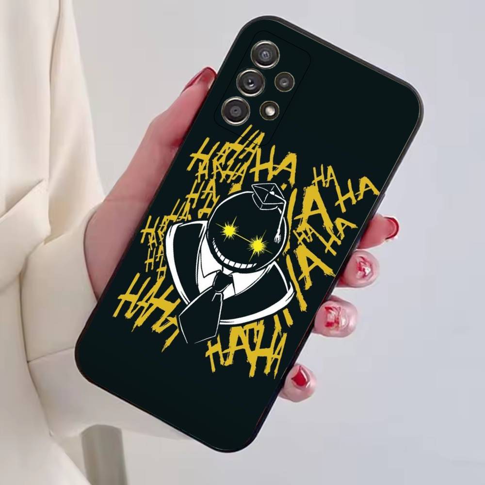 Anime Assassination C-Classroom Phone Case For Samsung S25,S24,S21,S22,S23,S30,Ultra,S20,Plus,Fe,Soft Silicone Black Cover