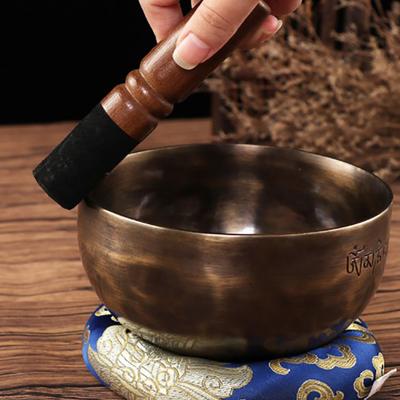 12/12.5/13cm Tibetská zpívající mísa Kožená palička Buddhistická zpívající mísa palička