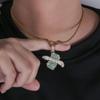 Hip Hop Bling Iced Out Cz Money With Wings Pendant Zircon Sweater Rope Chain Necklace Jewelry