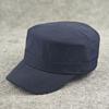 Closed Solid Color Unadorned Flat Cap, Military-style Beanie, Suitable for Larger Head Sizes, Autumn Men's Hat, Small Size Hat