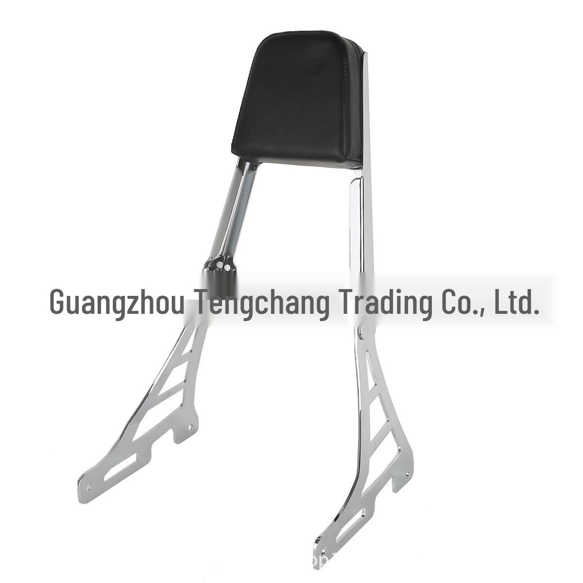 

Спинка мотоцикла из нержавеющей стали и искусственной кожи MT141 с гальванизированным кронштейном Stainless Steel and Faux Leather