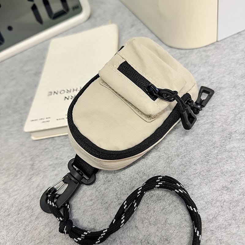 Mini halterneck bags, men's and women's coin purses, headphone bags, trendy brand personalized satchel, key bags, crossbody bags