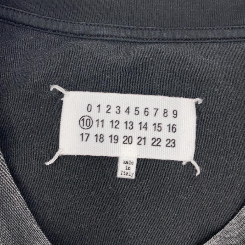 Maison Margiela S50GC0670 Barbu Logo Gradation T-shirt tops XS grayUsed