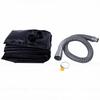 Draagbare Buitendouchebak Opvouwbare Douchebasis met Afvoerklep voor Huisdieren Kinderen Reizen Camper Strand PVC 41x41x5 Inch