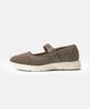 Lemouton Comfortable Merino Wool Mary Jane Sneakers Brown