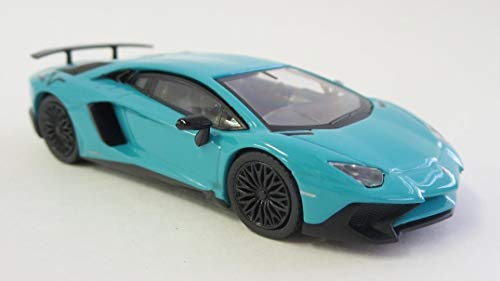Kyosho Bunka Original Série de Carros em Miniatura Escala 1/64 Lamborghini Aventador SV Azul Produto Acabado