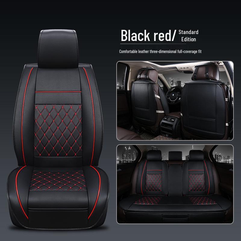 Diamond-Shaped Split Full-Surround Car Seat Cushion for All Seasons
