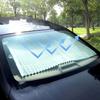 Car Front Windshield Curtain Retractable Front Back Window Sun Protector Auto Sun Shade Visor Car Windshield Sunshade Accessory