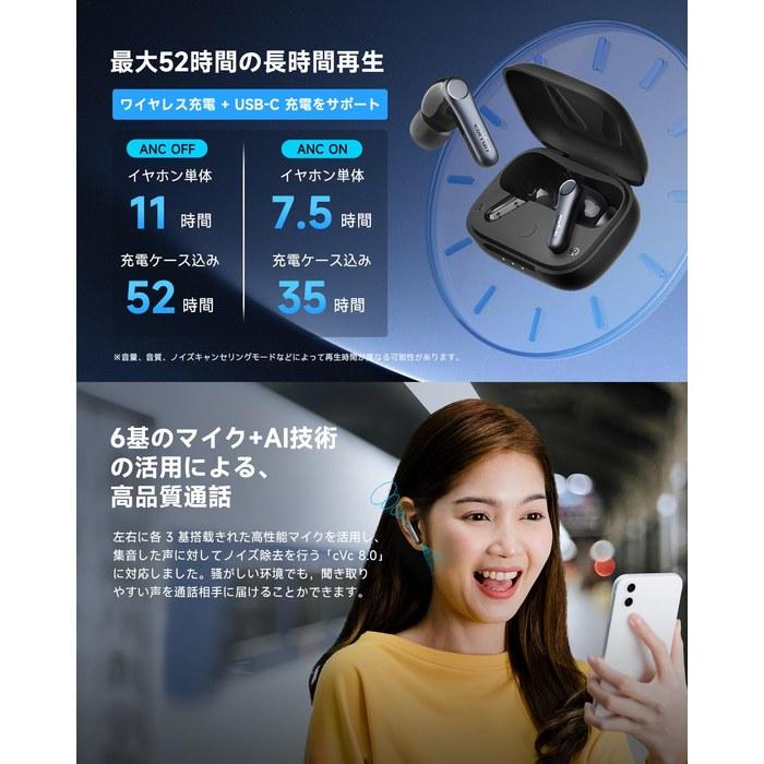EarFun Air Pro 4 Wireless EarbudsBluetooth 5.4/50dB Adaptive Hybrid ANCaptX Lossless/Hi-Res LDAC/Snapdragon Sound/Auracast52H