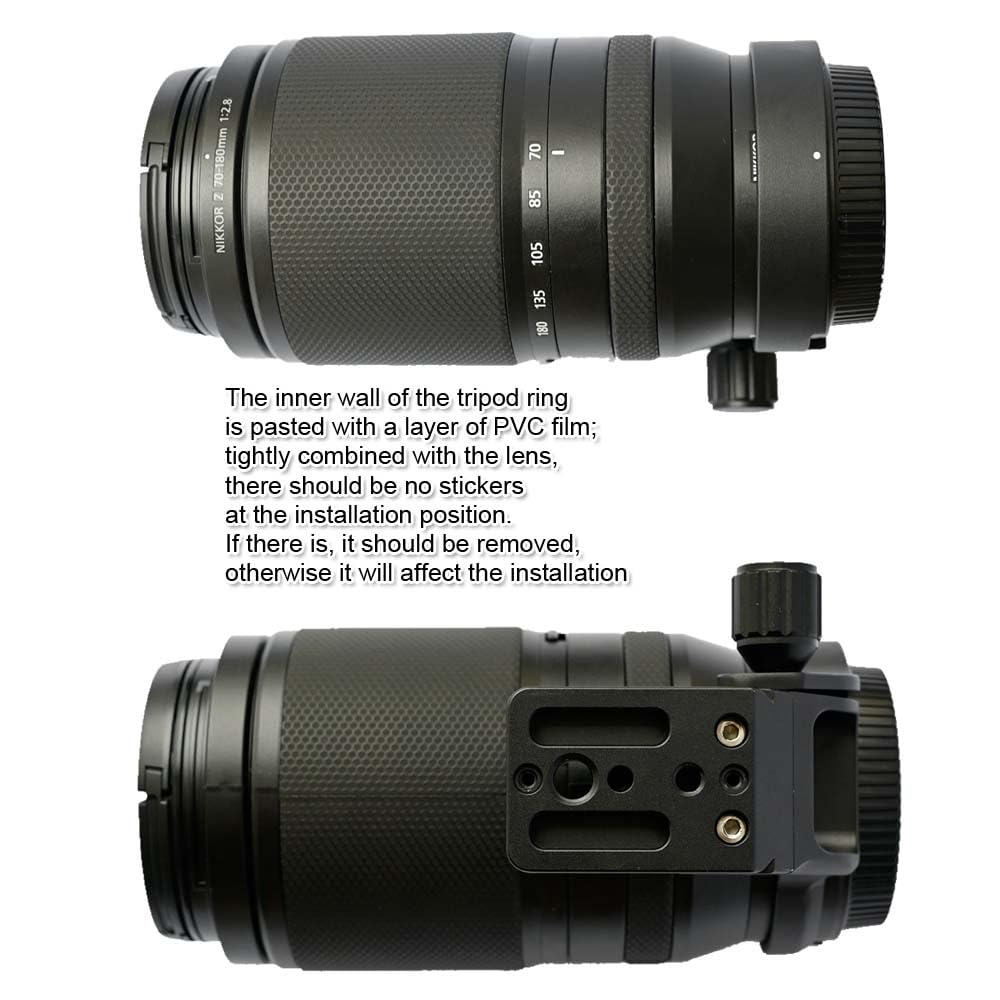 iShoot Camera Tripod Mount Tripod Mount Lens Support Lens Bracket Tripod Compatible with Nikon Z VR DX Tripod Ball Head Clamp Ring, Ring, Collar,