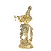 Lord Krishna Metal Statue,Krishna Murti Playing Flute for Temple Pooja,Decor Your Home,Office & Gift Your Relatives,Showpiece