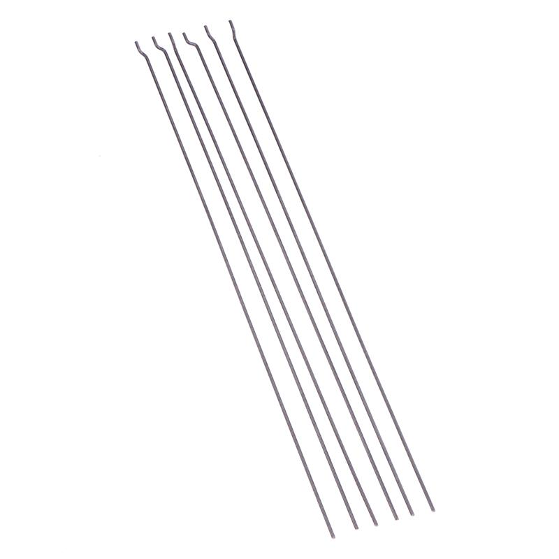 10 stk Z-type servo trekstang diameter 1,2 mm lengde 20 cm stålwire trekstang servo vinkelkontrollspak for RC fly
