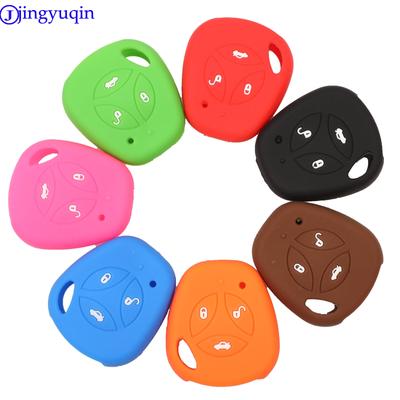 Jingyuqin 3B Silicone Rubber Car Remote Key Fob Cover Case Protector For LADA Priora Sedan Sport Kalina Granta Vesta X-Ray