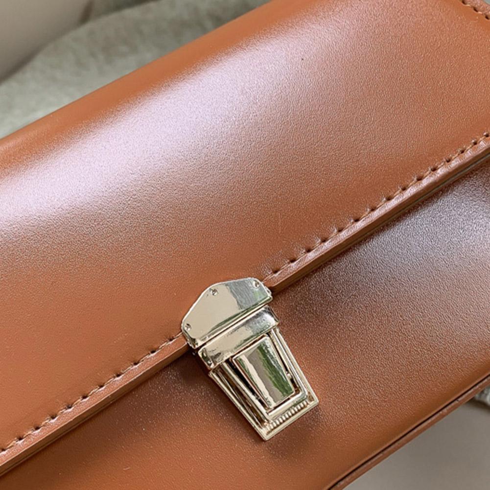 Women Shoulder Bag Trendy Underarm Bag Portable Casual PU Leather Solid Color Simple Handle Shoulder Bag Handbags