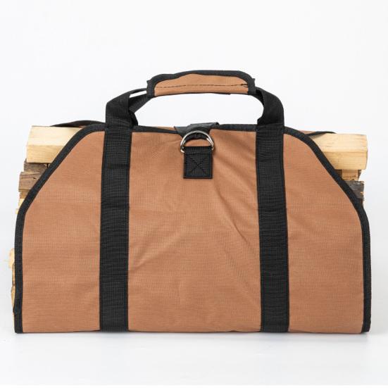 Firewood Carrier for BBQ Bag with Handle, Heavy Duty Large Log Tote, Durable Oxford Cloth Holder Indoor And Outdoor Use Hauler
