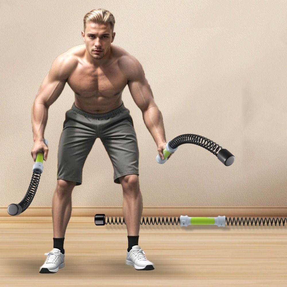 1 pair Stainless Steel Gym Battle Rope Replacement Spring Arm Strength Rope  Exercises Expander