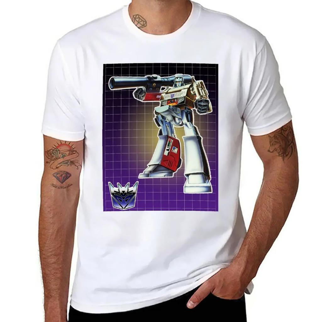 New Megatron G1 Box Art TShirt Short Sleeve Tee Custom T Shirt Graphic T Shirts Unisexs Clothing