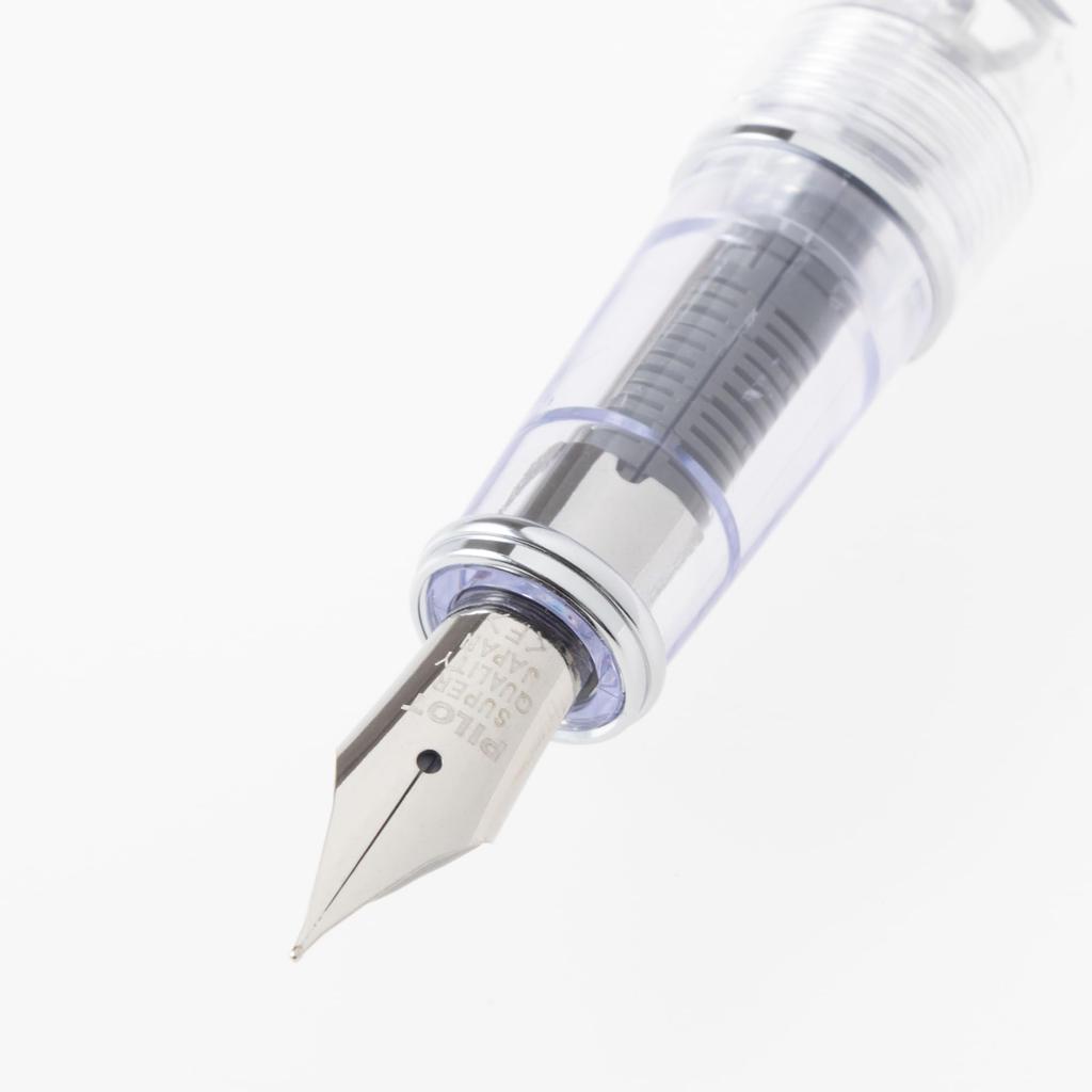 PILOT Prera Iro-Ai Transparent Light Blue Fountain Pen Fine Nib with CON-40 Converter