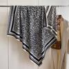 Leopard Print Large Square Scarf Korean Version Versatile Warm Cashmere Scarf Women'S Thickened Women'S Scarf Cape Shawl