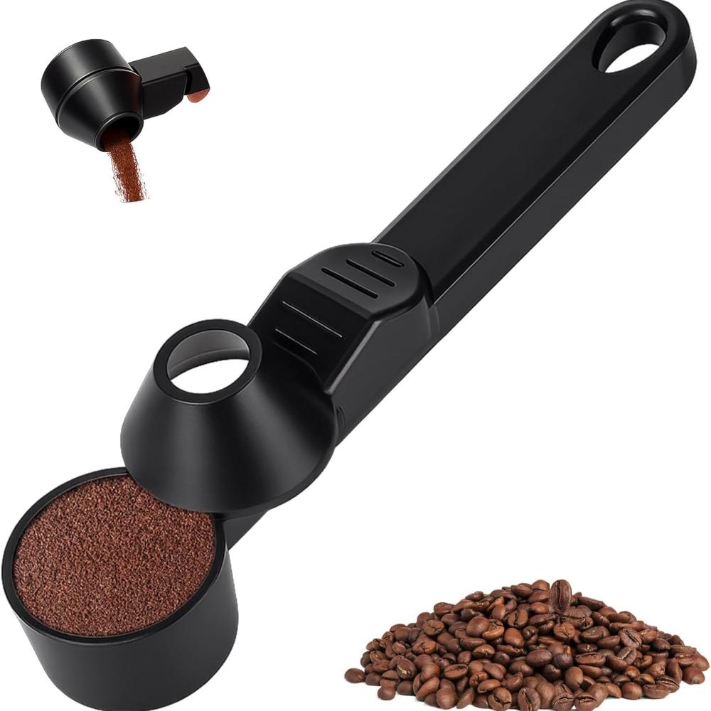 Kaffeelöffel und Trichter, für wiederverwendbare und nachfüllbare Kaffeekapseln, Kaffeemesslöffel, für Kaffeepulver, Proteinpulver,