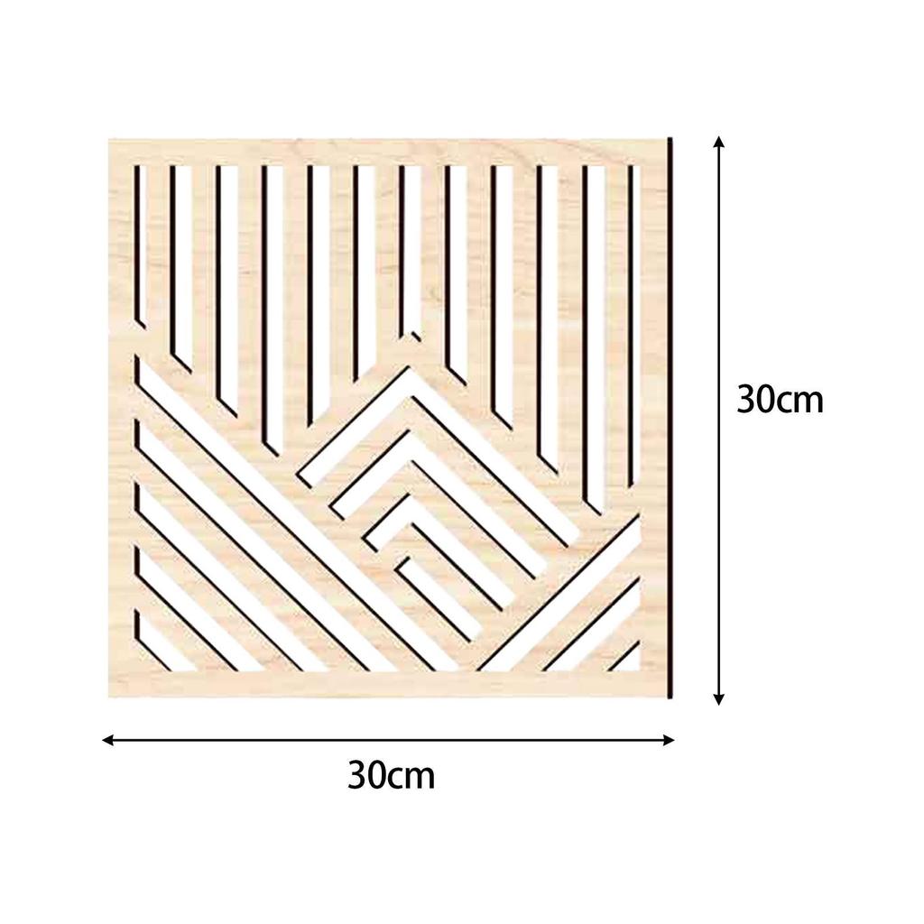 2Pcs Wooden Wall Art Panels Modern Ornaments Wood Wall Hanging Sculptures Boho Abstract Wall Decor for Office Living Room