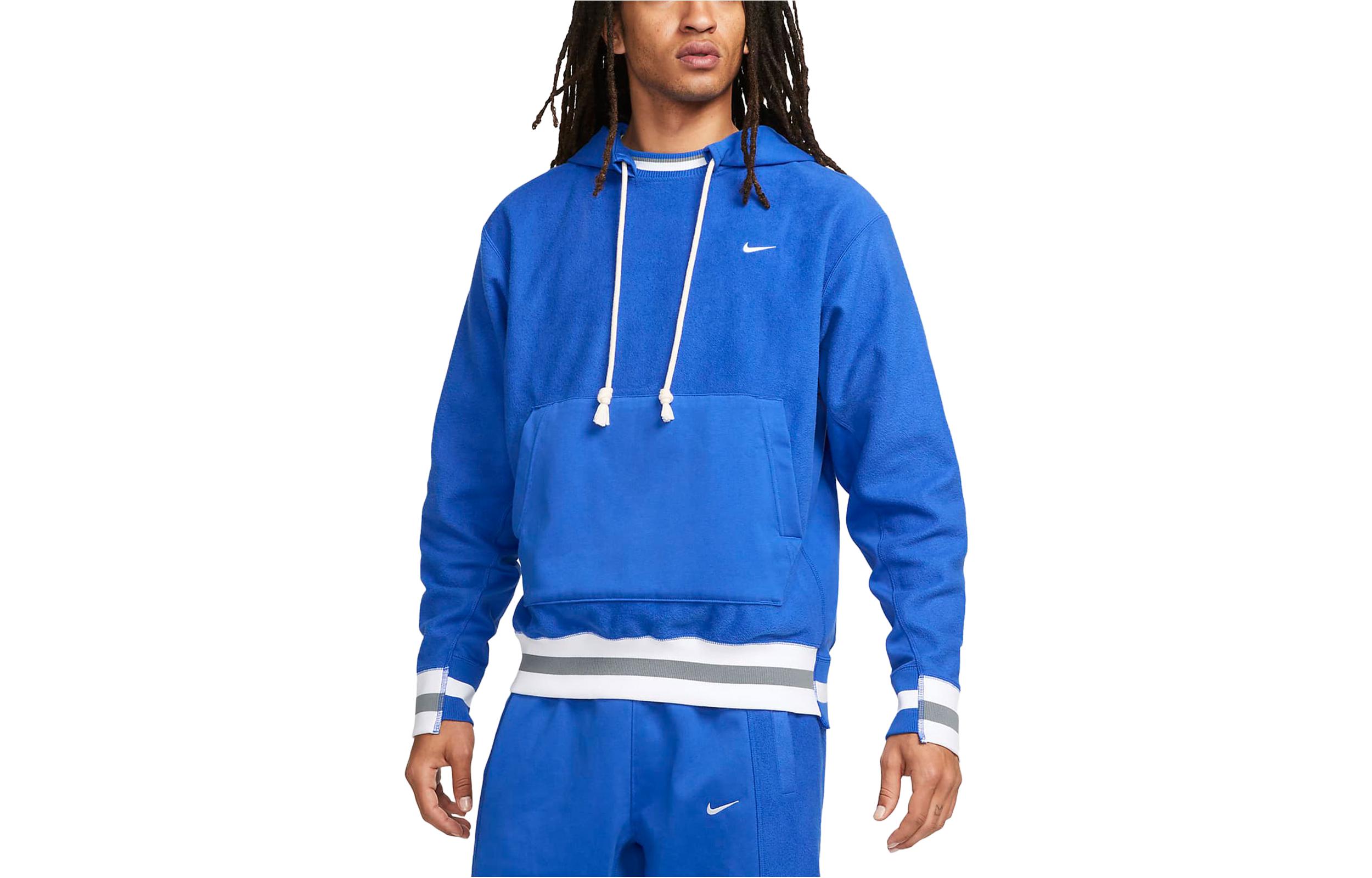 Nike Sweatshirts Men s Game Royal Blue Hooded Moderate Regular FB6931-480 XXXL