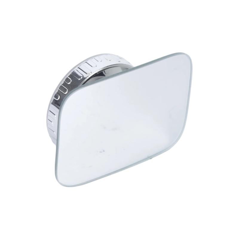 Traffic Check Auxiliary Mirror Set for Cars, Suction Cup Mount, Adjustable Base, 2 Mirror Viewing Support for Reversing Use