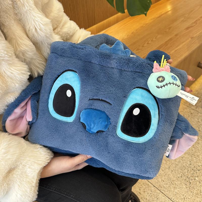Genuine Stitch Plush Bag Cute Large Capacity Woody Autumn And Winter Plush Shoulder Bag Sullivan Tote Bag Book