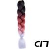 MISS WIG Synthetic Long Braid Ponytail Extension Straight Sleek Wrap Around Colorful Braid Hair Extensions Ponytail Natural Soft For Women Wear