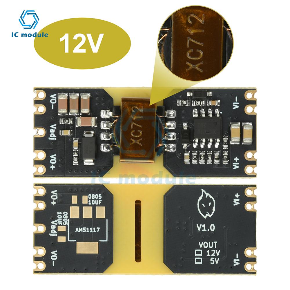 Wide Input Isolated DC-DC Converter XC7010 (15-70V To 5V/12V) - Power Supply Module with LDO Option