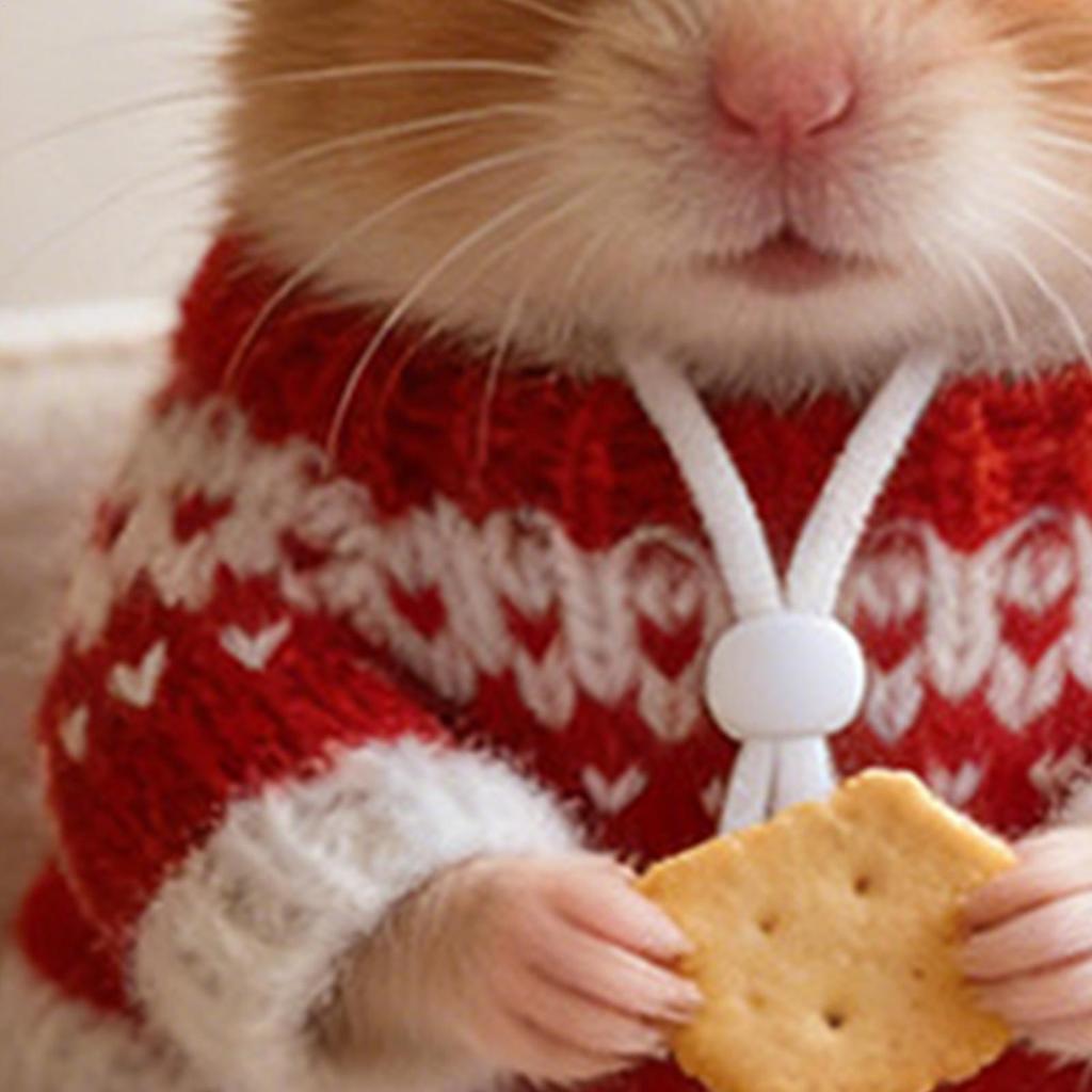 Costume Criceto Pullover per Animali Domestici Vestiti con Cappuccio Animale per Gerbillo Porcellino d'India Criceto Furetto Coniglio Cincillà Riccio