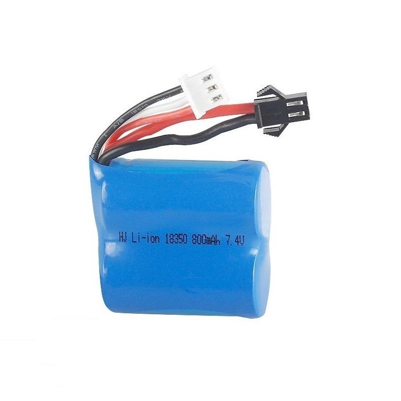 7.4V 800mAh Li-ion Battery for H100 H102 H106 18350 7.4V Battery for JJRC S1 S2 S3 S4 S5 High Speed RC Boat 1Pcs to 5Pcs