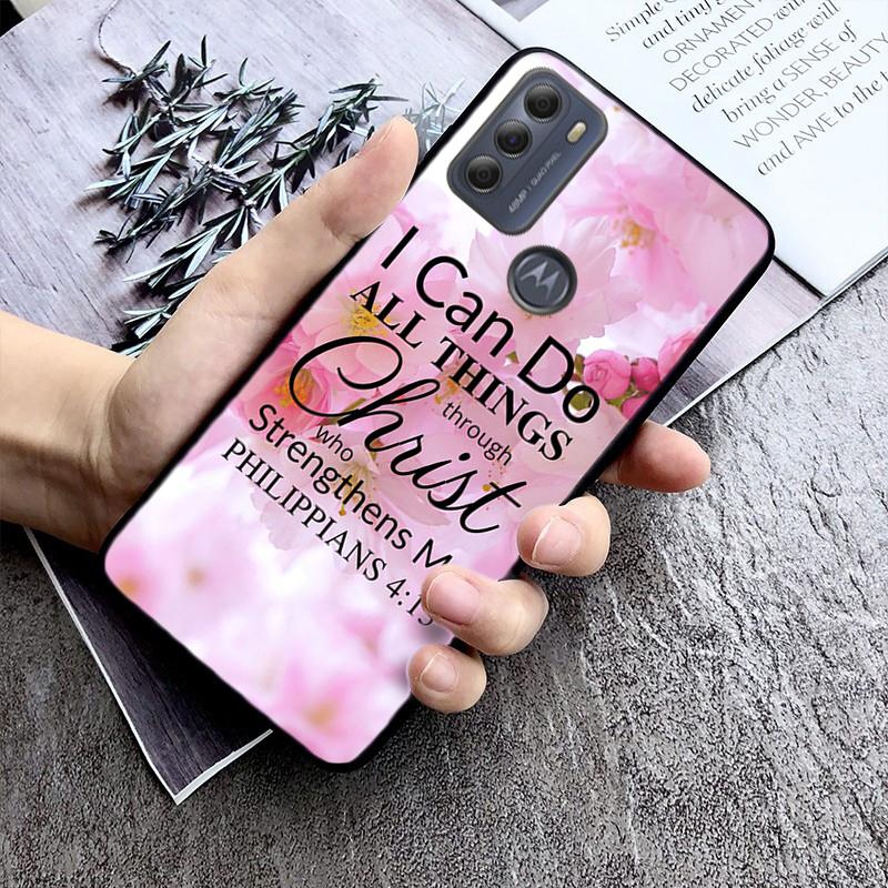 

Чехол с изображением Библии и христианства для Moto Edge 50 40 Pro 40 30 Ultra Neo G Power G Stylus G Play E32 E20 E40 G Stylus 2021