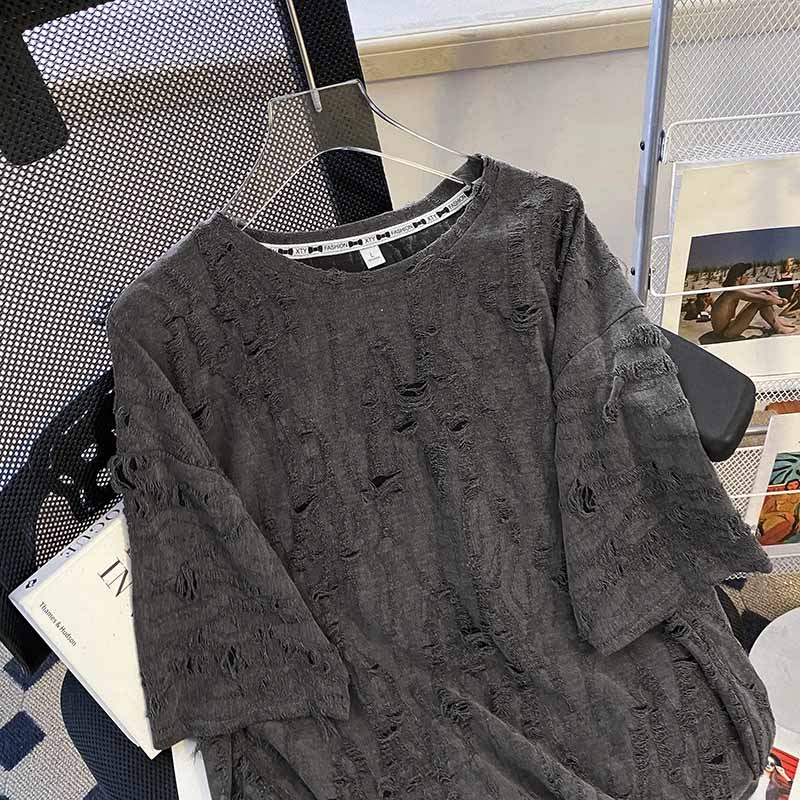 T-shirt for Women Summer Large Size T-shirt Soft Loose Printed Casual Comfortable Pullover T-shirt Top