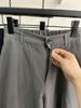 Koreanische High-Waist Straight-Leg Frühjahrs-Freizeithosen für Damen
